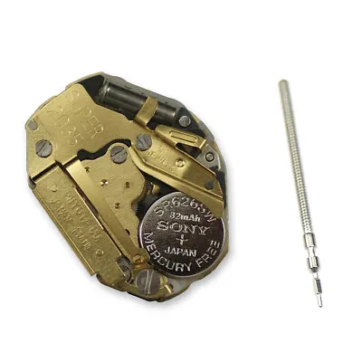 GOLD MIYOTA 2035 Quartz Watch Movement BATTERY INCLUDED Calibre Replace Repairs • £8.95