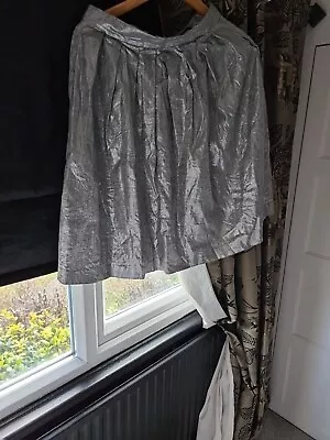 French Connection Size 10 Metallic Silver Skirt • £6