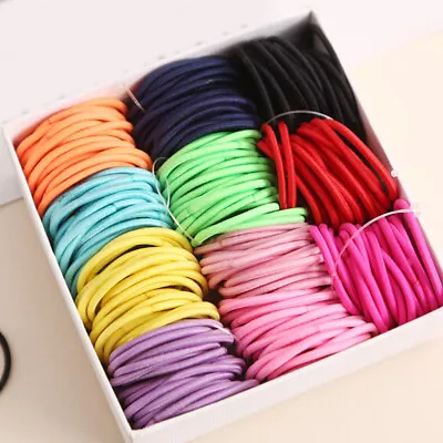 250 Mini Colorful Hair Elastics Rubber Bands Braids Braiding Plaits Small Bands. • $3.13