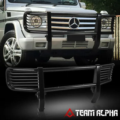 Fits 1999-2012 Mercedes G500 Black Mild Steel 1.5  Bumper Grille/Brush Guard • $360.89