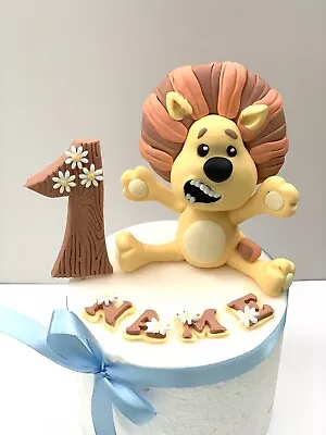 Raa Raa The Noisy Lion +number +name Edible Birthday Cake Topper • £42.99