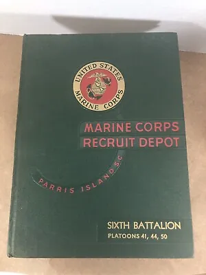 United States Marine Corps Recruit Depot Yearbook Sixth Battalion • $32