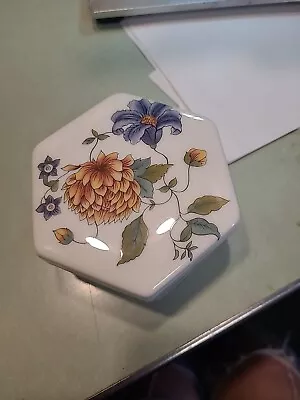 Trinket Box Wedgwood Bone China Made In England  Rosemeade Wedgwood 1989 • $8