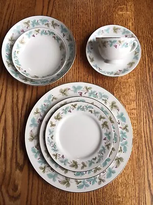 Vintage Fine China Japan 6701 Dishes Dinnerware (7) Piece Place Setting • $42