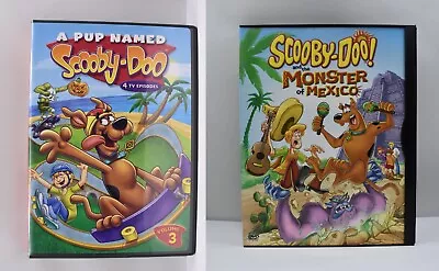 Lot Of 2 DVDs Scooby-Doo & The Monster Of Mexico + A Pup Named Scooby-Doo • $5.89