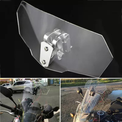 $31.56 • Buy Clear Clip On Windshield Fit For Suzuki DL650 V-Strom 650 DL1000 V-Strom 1000