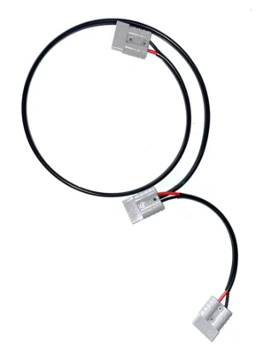 $31 • Buy 2 Meter ANDERSON PLUG EXTENSION LEAD WITH DOUBLE ADAPTOR 6MM TWIN CORE