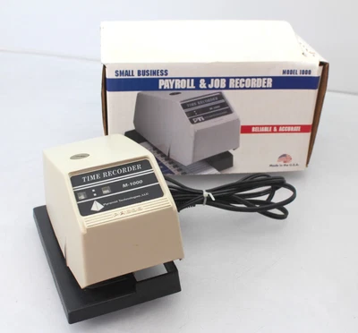 $34.99 • Buy Pyramid Technologies Payroll & Job Recorder Model 1000