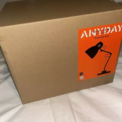 John Lewis Tony Task Lamp - ANYDAY 240v Max 40W - Satin Nickel BNIB RRP £20 • £3.65