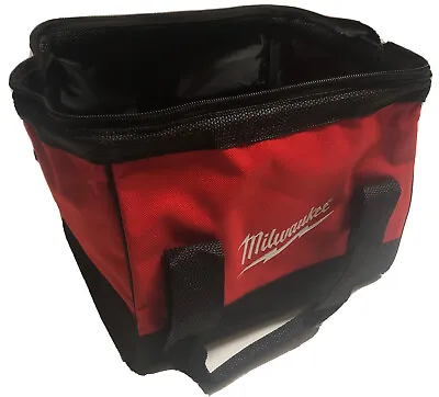 NEW MILWAUKEE 11  X 10  X 8  Small Heavy Duty Contractors Tool Bag Tote Case • $12.95