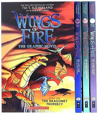 $48.90 • Buy Wings Of Fire Graphix Novels Collection Box Set (Books 1-4) By Tui T. Sutherland