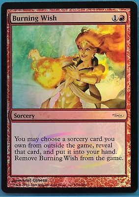 Burning Wish (Judge) FOIL Promo NM Red Special MAGIC CARD (ID# 457090) ABUGames • $39.93