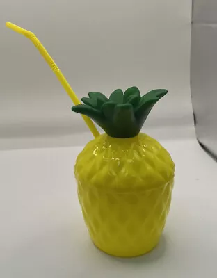 Plastic Hawaii Tropical Pineapple Coconut Drink Cups Party Cups Decoration • £3.25