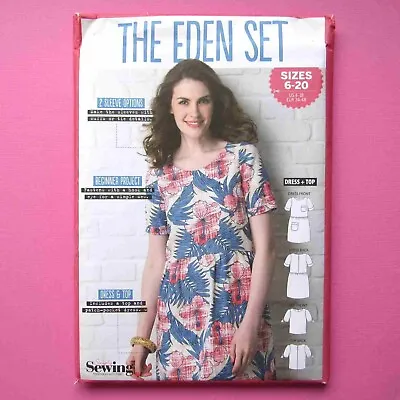 £5 • Buy The EDEN DRESS & TOP Simply Sewing Paper Cutting Pattern Size 6 – 20 NEW UNCUT