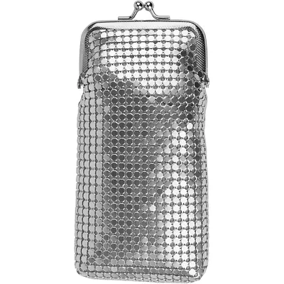 Silver Soft 4mm Metallic Mesh (Full Pack 100s Or 120s) Cigarette Case Purse • $16.99