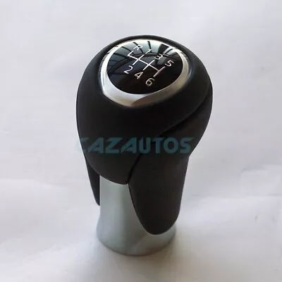 Gear Shift Knob 6mt Leather Black For Mazda2 Mazda3 Mazda5 Mazda6 Cx-3 Cx-5 • $36.72