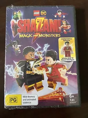 LEGO DC: Shazam - Magic And Monsters DVD Region 4 - Limited Edition Minifigure • $24.90