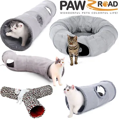 $22.99 • Buy PAWZ Road Cat Tunnel Tube Rabbit Toys Foldable Exercise Pet Kitten Tunnel Toys 
