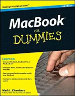 MacBook For Dummies By Mark L Chambers: Used • $10.46