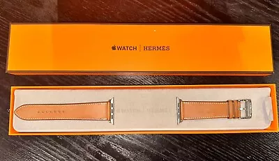 Hermes Apple Watch Band Single Tour 42mm Barenia Fauve Brand New • $500