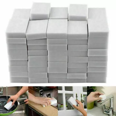 50-300pcs Magic Sponge Eraser Melamine Washing Thick Cleaning Foam Home Tool • $9.19