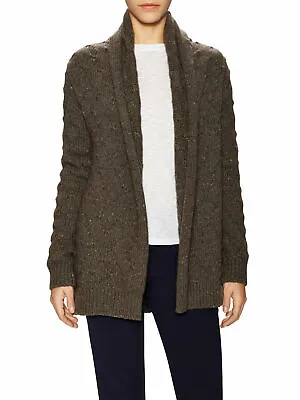 W479 NWT VINCE TEXTURE OPEN CAR COAT WOMEN CARDIGAN SIZE XS S M L In DB $475 • $95.99