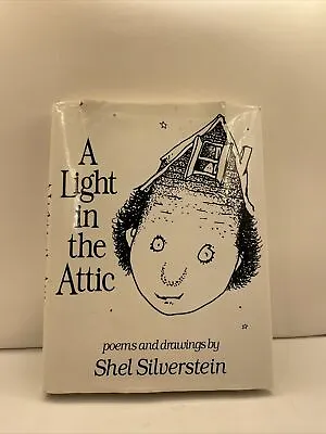 A Light In The Attic Shel Silverstein Hardback Dust Jacket 1996 Scholastic Euc • $4