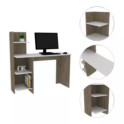 Easy Assembly 4-Shelf Writing Desk Furniture • $149.29