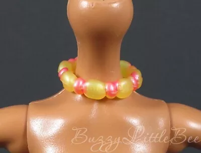 Pink & Yellow Pearl Necklace Fits G1 G2 G3 Monster High Dolls • $3.74