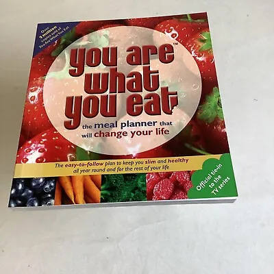 You Are What You Eat Meal Planner Paperback Book • £7.45