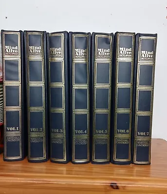Vintage 1968 Mind Alive Encyclopedias 7 Volumes Volume 1 To 7.  • £22.50