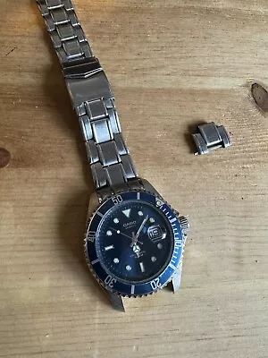 Casio MTD-1010 Blue Dial 100M Divers Watch  1346 Japan Movt • £80