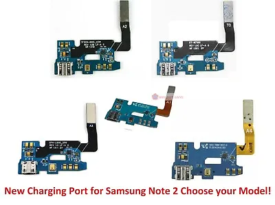 USB Charging Charger Mic Port Flex Cable Replacement Part For Samsung Note 2 2ND • $19.05