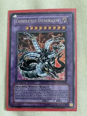 Yu-Gi-Oh! Chimeratech Overdragon POTD-EN034 1st Edition - Ultra Rare • £7.99