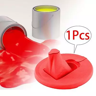 Paint Can Lid Paint Bucket Lid With Air HoleCollapsible Paint Pouring Supplies • £7.85