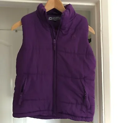 Girls Mountain Purple Body Warmer Age 9-10 • £7.90