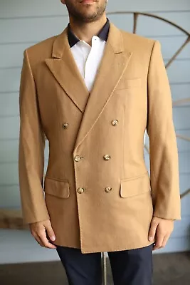 Crombie Pure Vicuna & Cashmere Vicuna Topcoat Size 48/38 RARE • $650