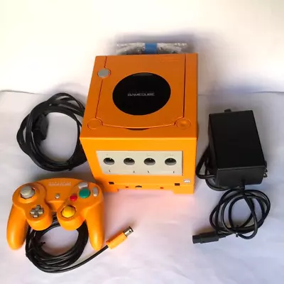 Nintendo GameCube Orange (JPN) Game Boy Player DOL-017 Controller Japan Ver. • £170.88