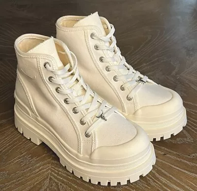 Windsor Smith Deserve Platform Boots White Size 8 • $57.30