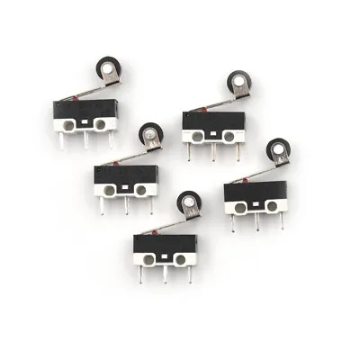 10pcs Ultra Mini Micro Switch Roller Lever Actuator Microswitch SPDT S-'h • $7.36