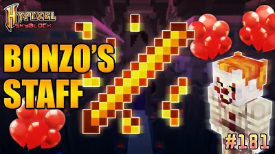 Hypixel Skyblock - Bonzo Staff CHEAP FAST DELIVERY • £3