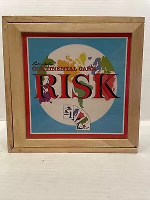 Risk Nostalgia Game Series Bookshelf 2003 Wooden Pieces In Wood Box • $19.99