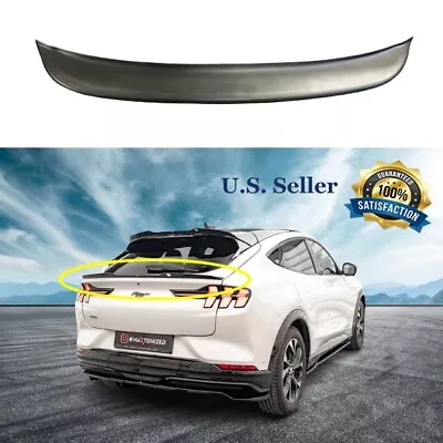 Fits 21-23 Ford Mustang Mach-E Duckbill Rear Trunk Spoiler Lip - Black PP • $166.20