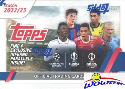 2022/23 Topps UEFA Club Competitions EXCLUSIVE Blaster Box-INFERNO PARALLELS! • $24.95