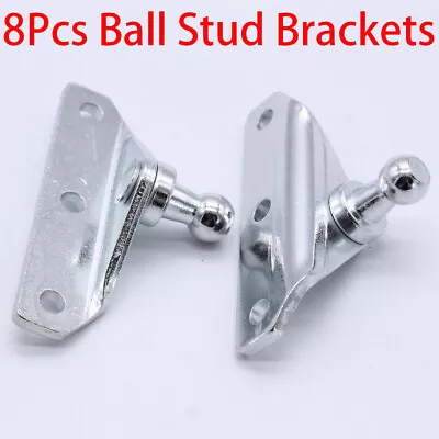 8Pack Ball Stud Brackets 10mm For Gas Prop Strut Spring Lift Coated Steel 10MM • $22.25