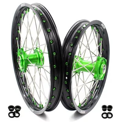 KKE 17/14'' Kid‘s Wheels Rim For Kawasaki KX80 1993-2000 KX85 KX100 Green Nipple • $499