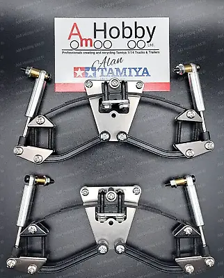 Tamiya 1/14 Semi-Trailer 56306 Rear Pendulum Suspension Carbon Reinforced • £58.99