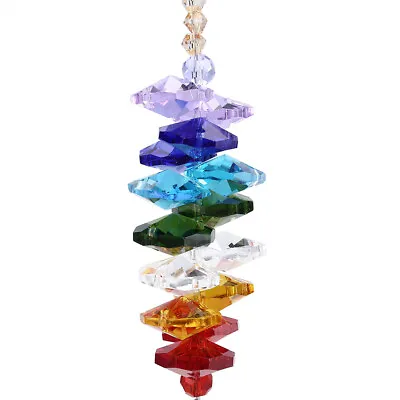 £9.52 • Buy Handmade Hanging Pendant Crystal Prisms Ball Chandelier Lamp Xmas Window