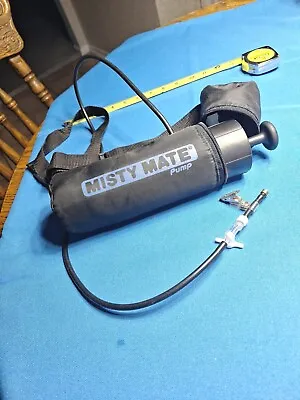 Vintage Misty Mate Pump Personal Portable Air Cooler Mister Belt Black VGC... W • $30