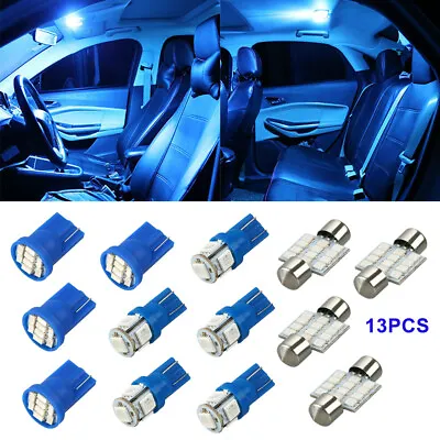 13x 8000K LED Interior Lights Bulbs Kit Dome License Plate Lamps Car Accessories • $8.99